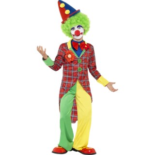 Clownkostüm Kinder Kinderkostüm Clown M, 7 - 9 Jahre, 130 - 143 cm