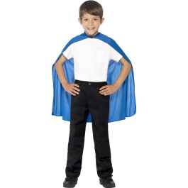Blauer Kinderumhang Superheldenumhang