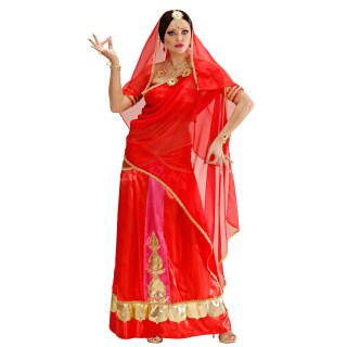 Damen Bollywood Kostüm  Sari Damenkostüm L (42/44)