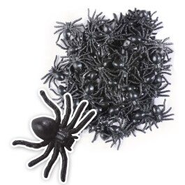 60 x Dekospinnen Halloween Spinnen Halloweendeko