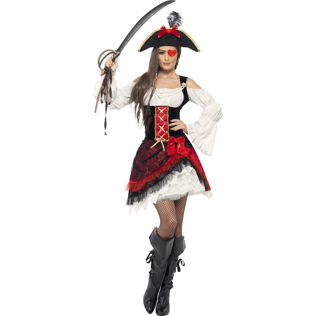Piratin Kostüm Piratenkostüm Damen M 4042 Piratinnenkostüm Piratenkl 8874