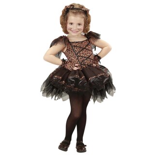 Ballerina Kostüm Leopard Tutu Katzenkostüm Kinder 110 cm 3-4 Jahre